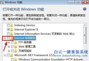 如何徹底卸載Windows系統中的IIS信息服務